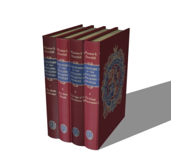 欧式书籍组合su模型