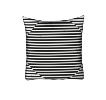 现代布艺斑纹抱枕su模型