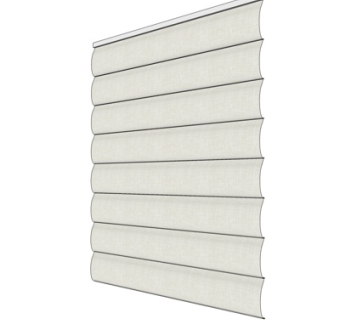 现代布艺百叶帘su模型