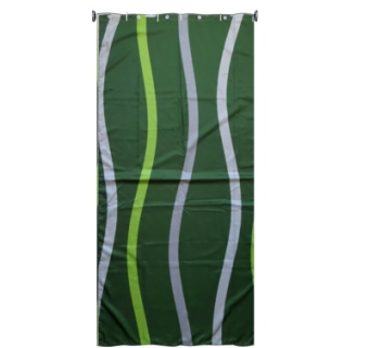 现代布艺窗帘su模型