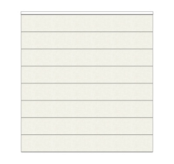 现代布艺卷帘su模型