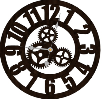 工业风时钟su模型