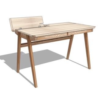 北欧书桌su模型