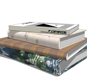 现代书籍su模型