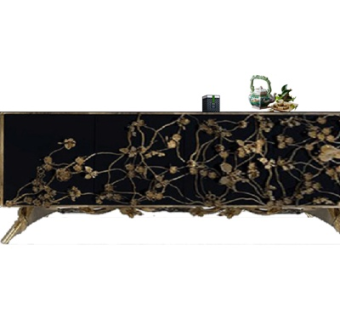 欧式电视柜su模型