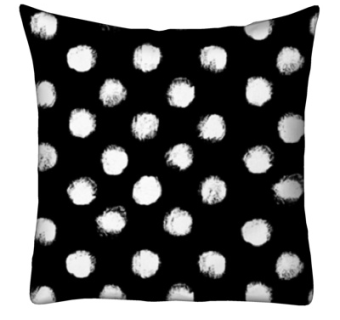 现代布艺印花抱枕su模型