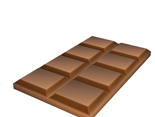 现代巧克力su模型