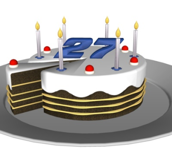 现代生日蛋糕su模型