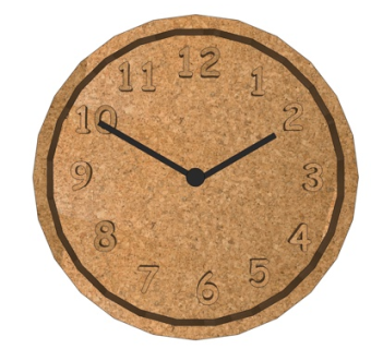 现代圆形钟表su模型