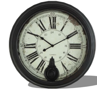 欧式圆形钟表su模型