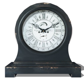 欧式铁艺落地钟表su模型