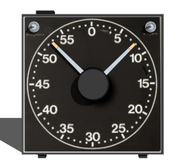 现代圆形钟表su模型