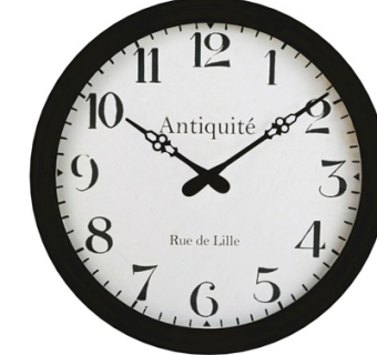 现代圆形钟表su模型