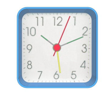 现代方形钟表su模型