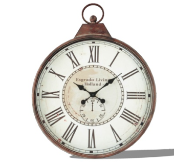 工业风铁艺挂钟su模型