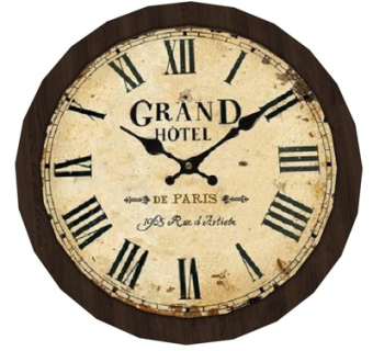 欧式圆形钟表su模型