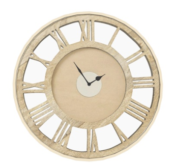 北欧原木钟表su模型