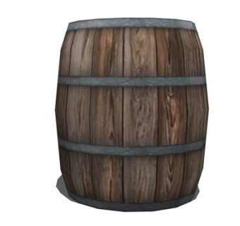 现代实木酒桶su模型