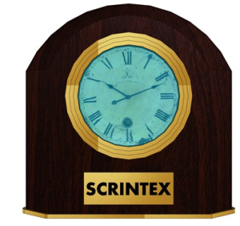 欧式金属落地钟表su模型