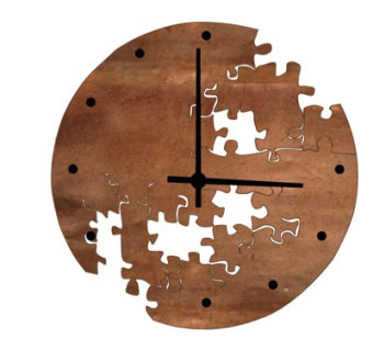 现代创意钟表su模型