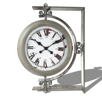 欧式金属挂钟su模型