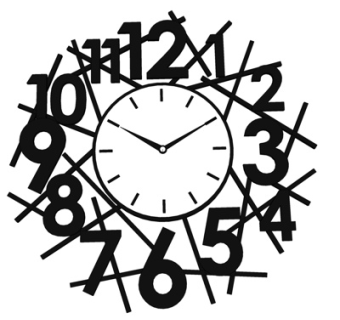 现代创意钟表su模型