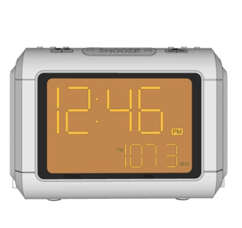 现代方形闹钟su模型