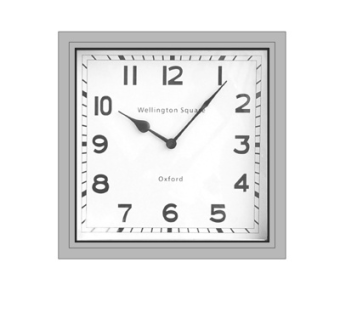 现代方形挂钟su模型