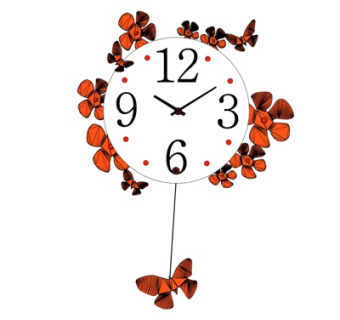 现代花朵形挂钟su模型