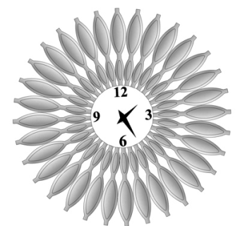 现代创意钟表su模型