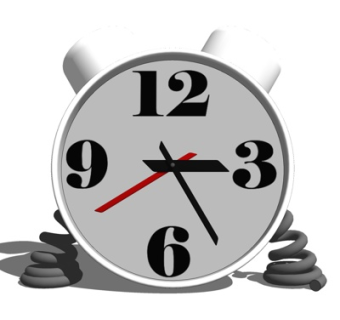 现代圆形摆钟su模型