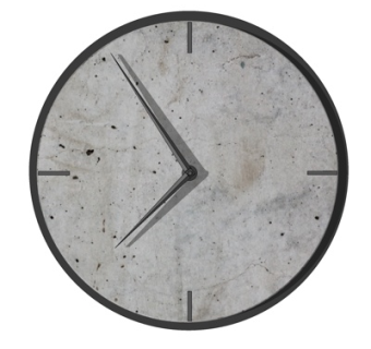 现代圆形钟表su模型