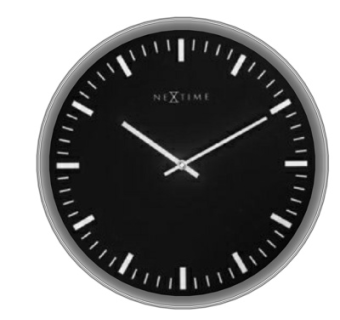 现代圆形钟表su模型