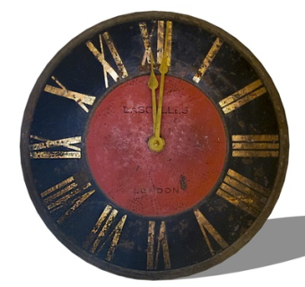 工业风金属挂钟su模型