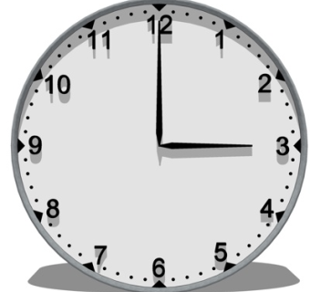 现代圆形挂钟su模型