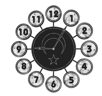 工业风复古时钟su模型