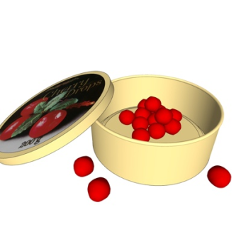 现代干果su模型