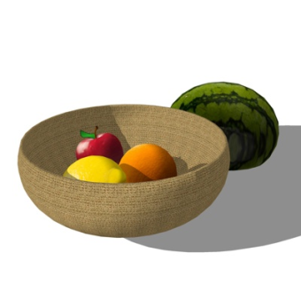 现代水果su模型