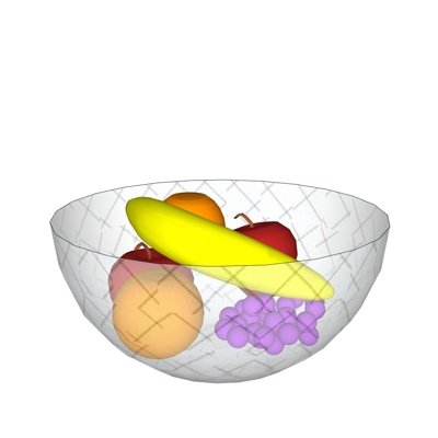 现代水果su模型