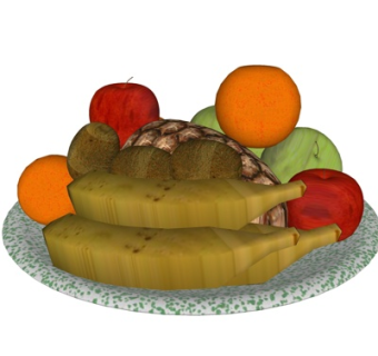 现代水果su模型
