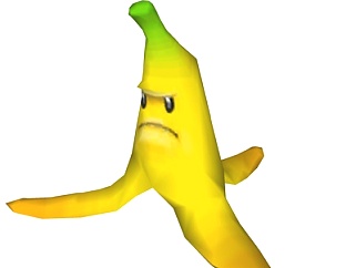 现代香蕉玩具su模型