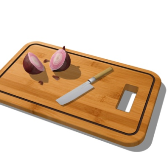 现代菜板su模型