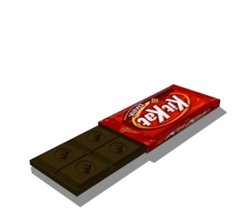 现代巧克力su模型