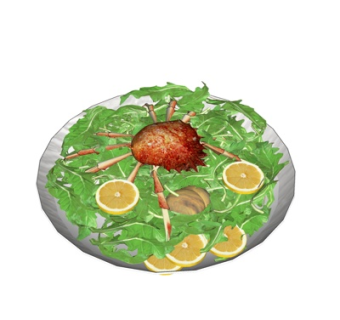 现代大闸蟹su模型