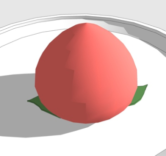 现代桃子su模型