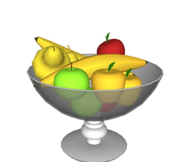 现代水果su模型