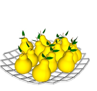 现代水果su模型