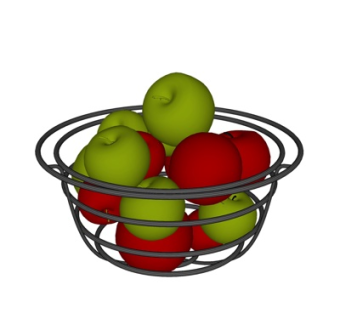 现代水果su模型