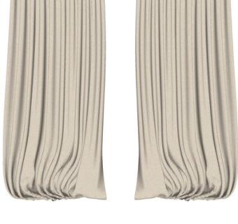 现代窗帘su模型