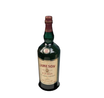 现代威士忌洋酒su模型